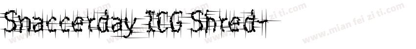 Snaccerday ICG Shred字体转换